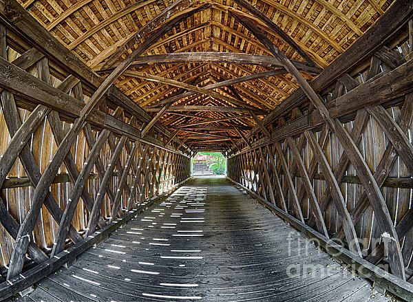 Inside Uhlerstown Covered Bridge by Mark Miller Inside Uhlerstown Covered Bridge by Mark Miller